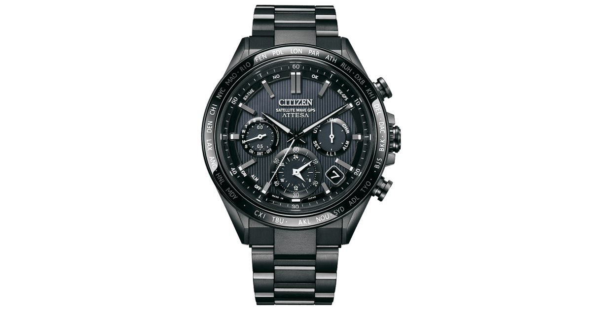Citizen Attesa ACT Line Black Titanium™ Series Satellite Wave GPS  CC4055-65E | Sakurawatches.com