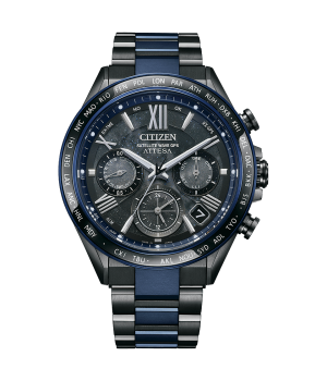 Citizen Attesa Satellite Wave GPS ACT Line Black Titanium™ Series Attesa 35th Anniversary Limited Edition 3rd "Blue Universe Collection" CC4066-69E