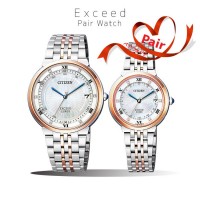Citizen EXCEED PAIR CB3025-50W/ES1055-55W