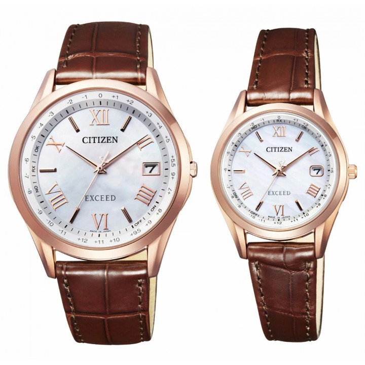 CITIZEN EXCEED Pair CB1112-07W/ES9372-08W