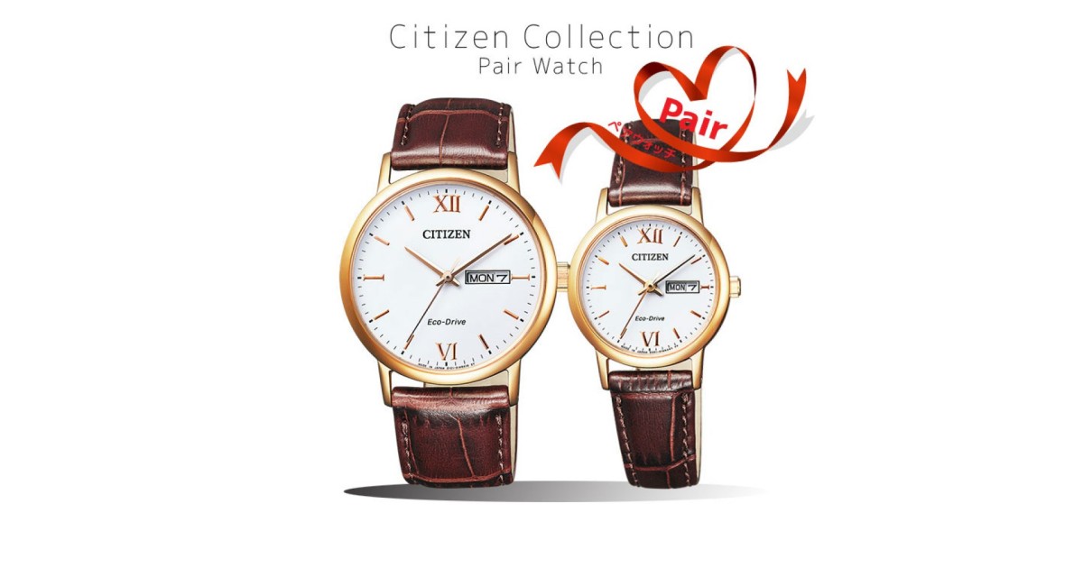 CITIZEN COLLECTION PAIR BM9012-02A/EW3252-07A | Sakurawatches.com