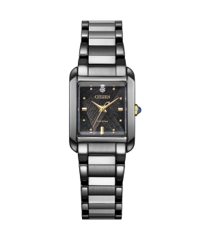 Citizen L SQUARE Collection LIGHT in BLACK Eco-Drive 50th Anniversary Limited edition EW5636-55E
