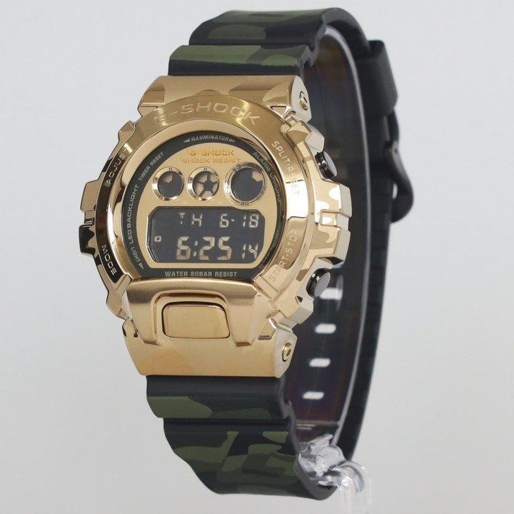 Casio G-Shock DIGITAL BOLD CAMO SERIES, CAMO AND GOLD GM-6900CMG-3JF