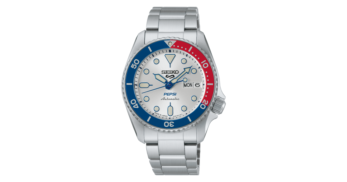 Seiko 5 Sposts SBSA319 Pepsiコラボ セイコー5 スポーツ SEIKO 5 