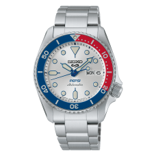 Seiko 5 Sports SKX series Pepsi® collaboration limited edition model SBSA319
