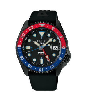 Seiko 5 Sports SKX series Pepsi® collaboration limited edition model SBSC023