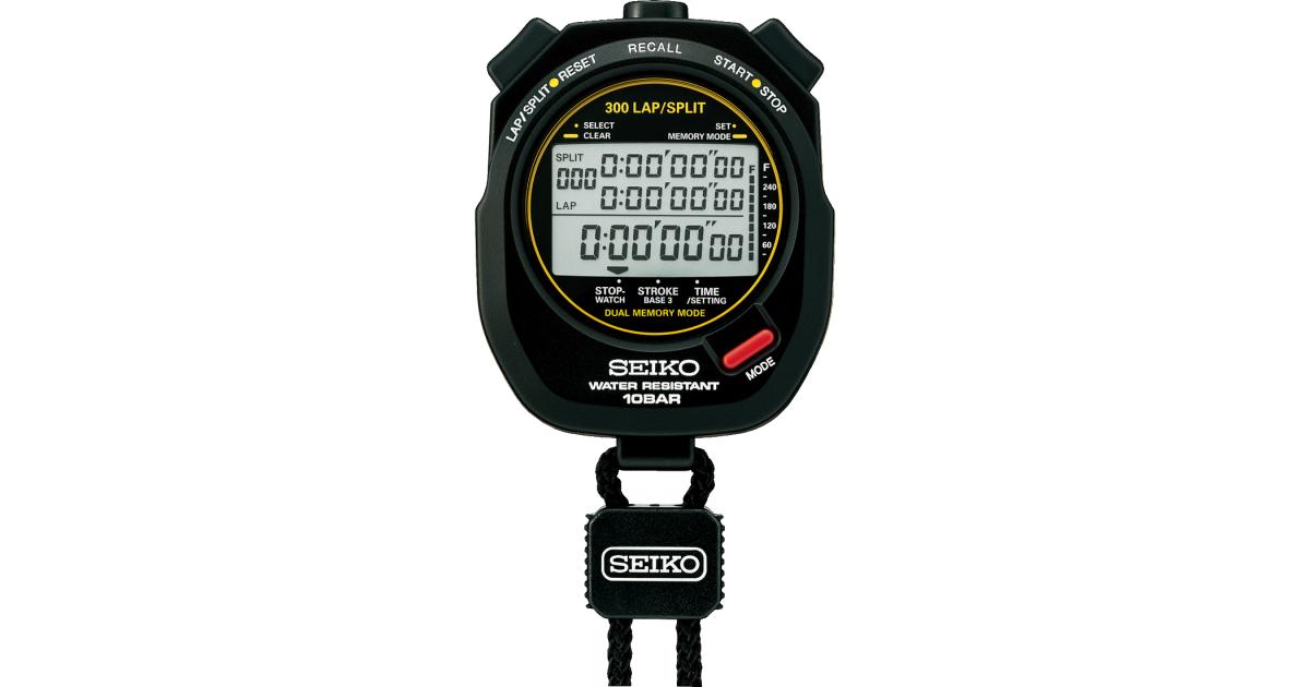 Black for sale online Seiko SVAS009 Swimming Stopwatch 