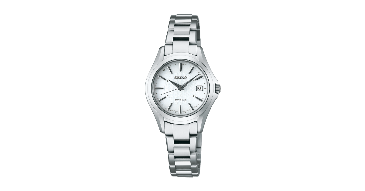 SEIKO EXCELINE ソーラー電波 チタン SWCW098 SEIKO（セイコー） レディース 腕時計 7年保証 送料無料 エクセリーヌ