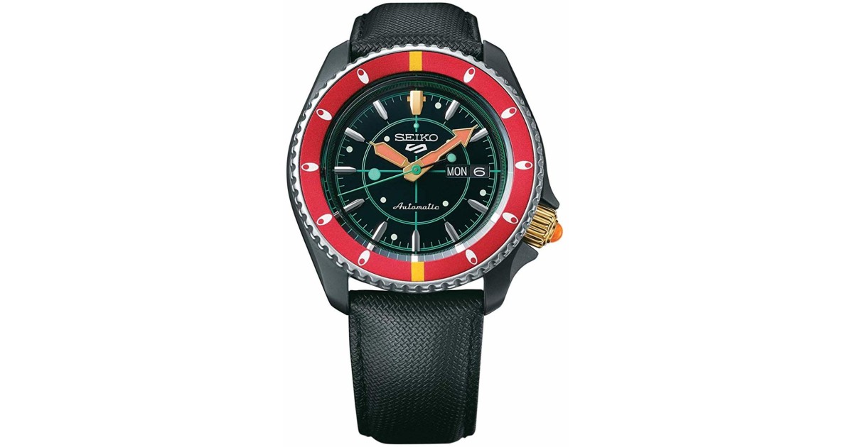 Seiko 5 Sports JoJo's Bizarre Adventure Golden Wind Collaboration Model  SBSA037 | Sakurawatches.com