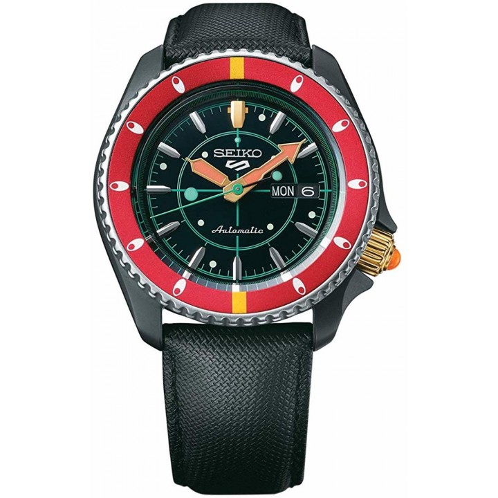 Seiko 5 Sports JoJo's Bizarre Adventure Golden Wind Collaboration Model SBSA037