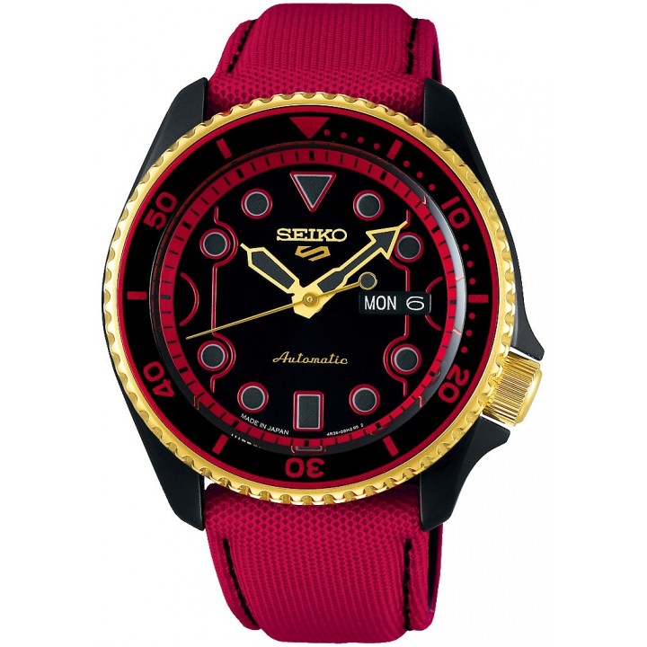 Seiko 5 Sports Street Fighter V Collaboration Ken Limited Model SBSA080