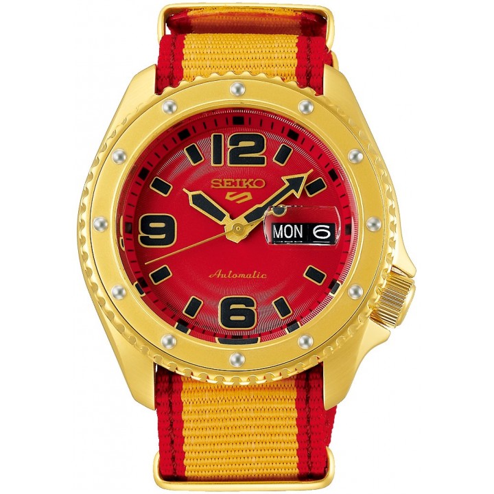 Seiko 5 Sports Street Fighter V Collaboration Zangief Limited Model SBSA084